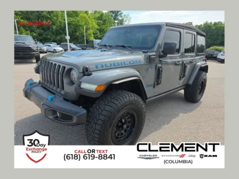 Gray 2021 Jeep Wrangler Unlimited Rubicon 4xe for sale in Columbia, IL