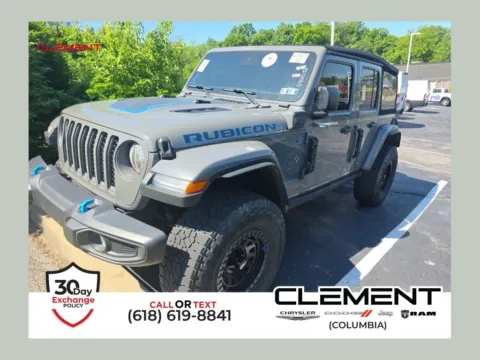 Gray 2021 Jeep Wrangler Unlimited Rubicon 4xe for sale in Columbia, IL