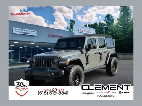 Gray 2021 Jeep Wrangler Unlimited Rubicon 4xe for sale in Columbia, IL