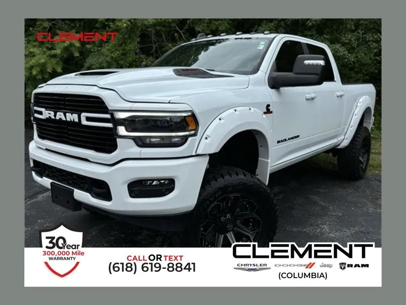 White 2024 Ram 2500 Laramie Badlander for sale in Columbia, IL
