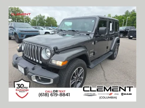 Gray 2023 Jeep Wrangler Sahara for sale in Columbia, IL