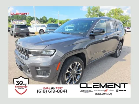 Gray 2021 Jeep Grand Cherokee L Overland for sale in Columbia, IL