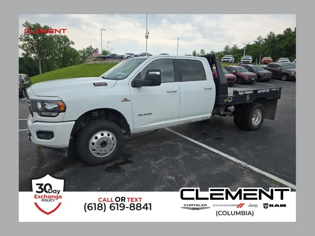 White 2023 Ram 3500 Big Horn for sale in Columbia, IL