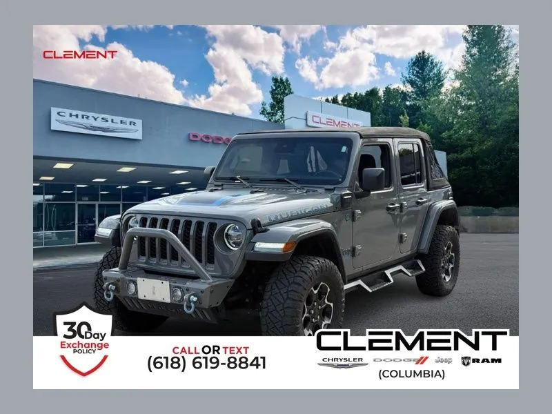 Gray 2022 Jeep Wrangler Unlimited Rubicon 4xe for sale in Columbia, IL