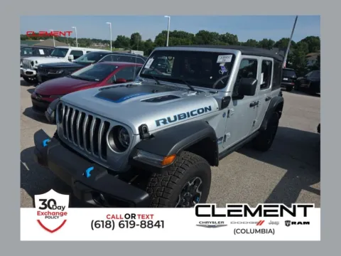 Silver 2022 Jeep Wrangler Unlimited Rubicon 4xe for sale in Columbia, IL