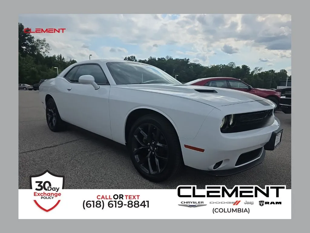 White 2023 Dodge Challenger SXT for sale in Columbia, IL