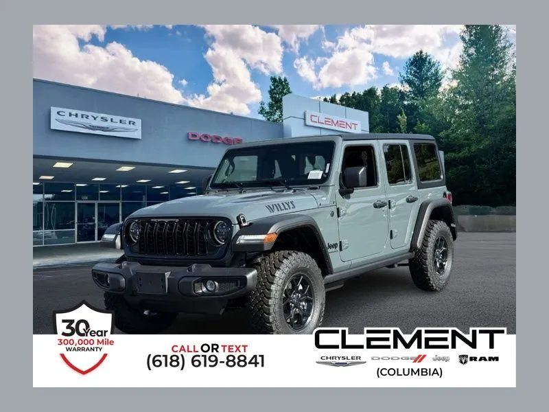 Blue 2026 Jeep Wrangler Willys for sale in Columbia, IL