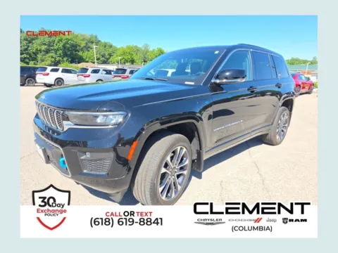 Black 2024 Jeep Grand Cherokee Overland 4xe for sale in Columbia, IL