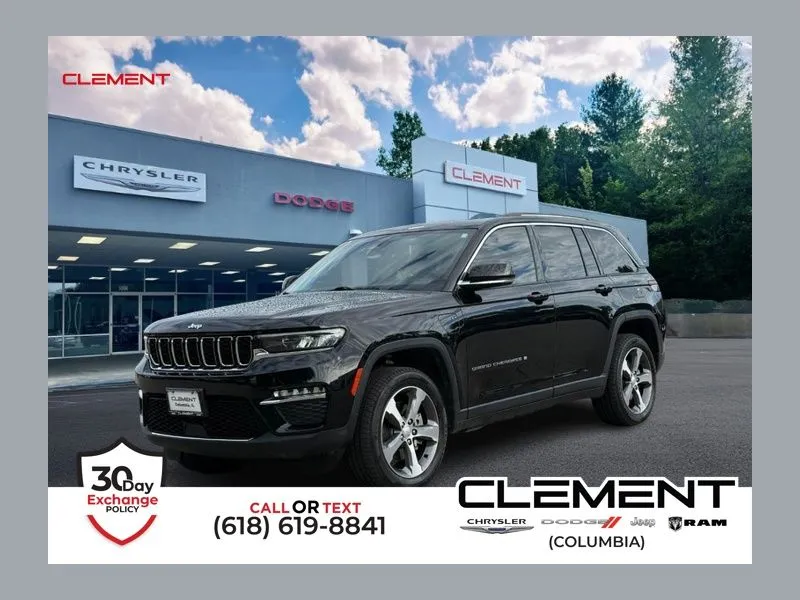 Black 2022 Jeep Grand Cherokee 4xe for sale in Columbia, IL