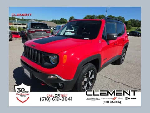 Red 2021 Jeep Renegade Trailhawk for sale in Columbia, IL