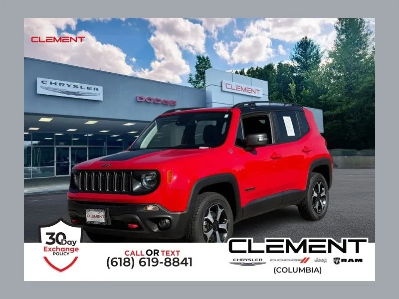 Red 2021 Jeep Renegade Trailhawk for sale in Columbia, IL