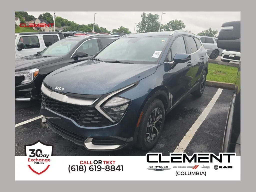 Blue 2023 Kia Sportage Hybrid EX for sale in Columbia, IL