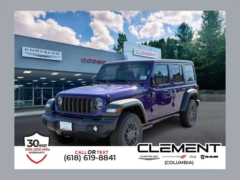 Purple 2026 Jeep Wrangler Sport S for sale in Columbia, IL