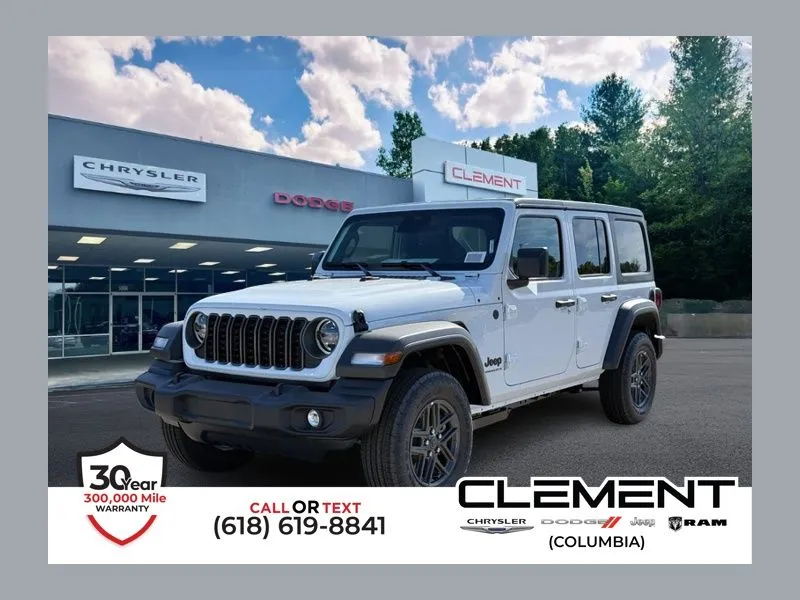 White 2026 Jeep Wrangler Sport S for sale in Columbia, IL