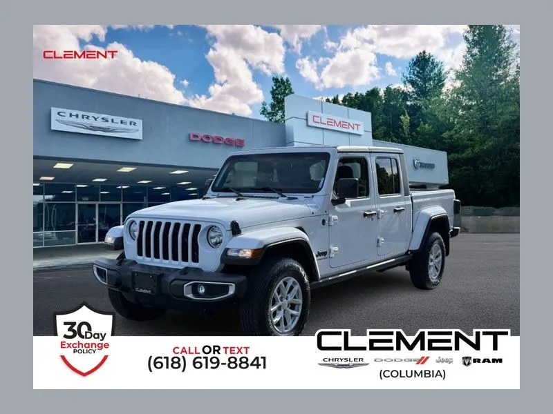 White 2023 Jeep Gladiator Sport S for sale in Columbia, IL