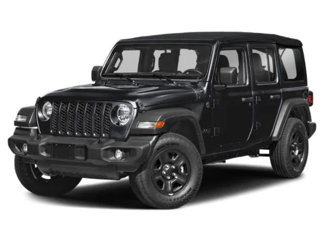 Black 2026 Jeep Wrangler 4-Door Willys 4x4 for sale in Columbia, IL