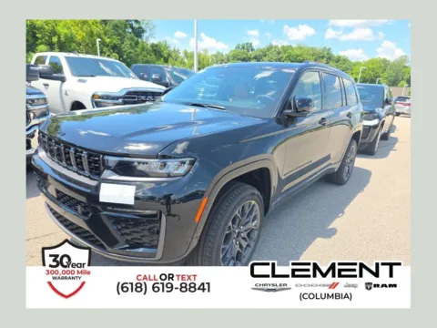 Black 2026 Jeep Grand Cherokee L Summit for sale in Columbia, IL