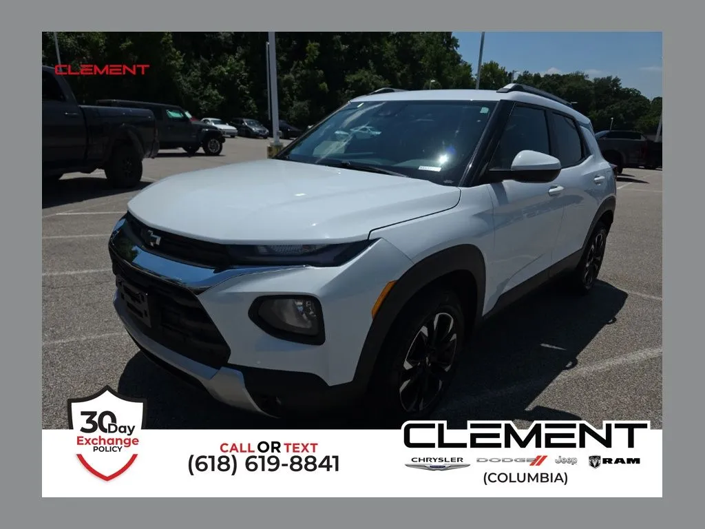 White 2021 Chevrolet TrailBlazer LT for sale in Columbia, IL