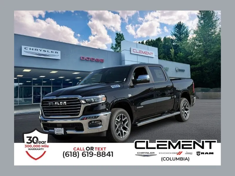 Black 2026 Ram 1500 Laramie for sale in Columbia, IL