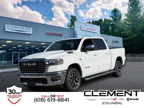 White 2026 Ram 1500 Laramie for sale in Columbia, IL