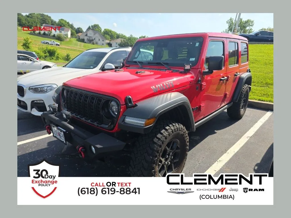 Red 2024 Jeep Wrangler Sport for sale in Columbia, IL