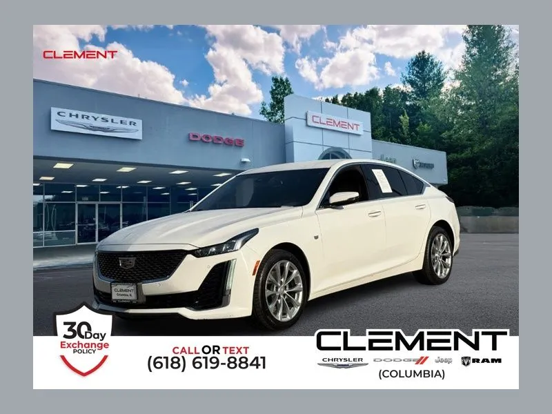 White 2023 Cadillac CT5 Luxury for sale in Columbia, IL