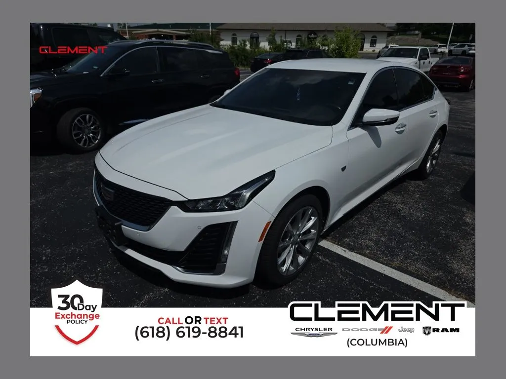 White 2023 Cadillac CT5 Luxury for sale in Columbia, IL