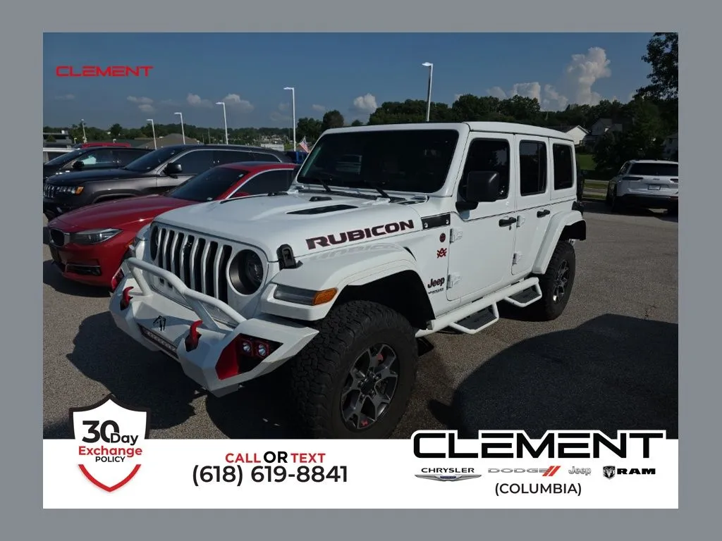 White 2022 Jeep Wrangler Unlimited Rubicon for sale in Columbia, IL