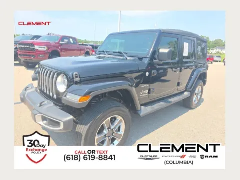 Black 2021 Jeep Wrangler Unlimited Sahara for sale in Columbia, IL