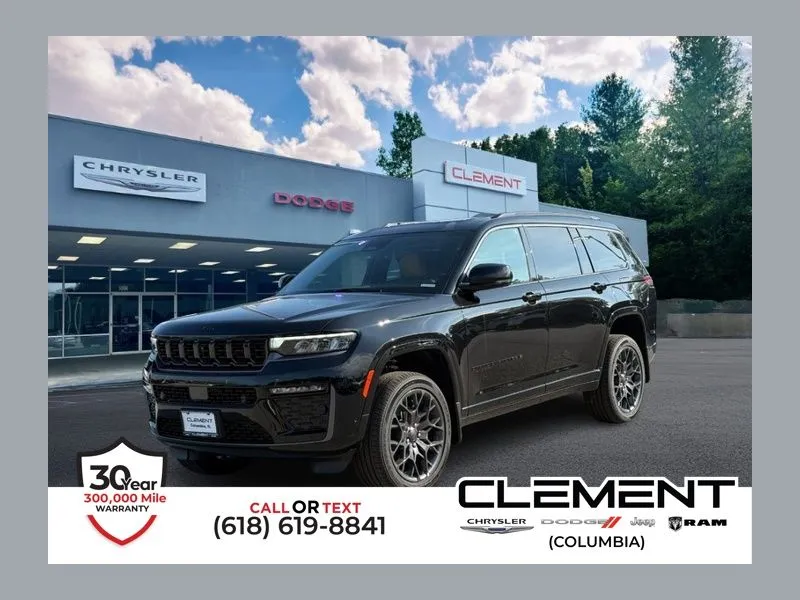 Black 2026 Jeep Grand Cherokee L Summit for sale in Columbia, IL