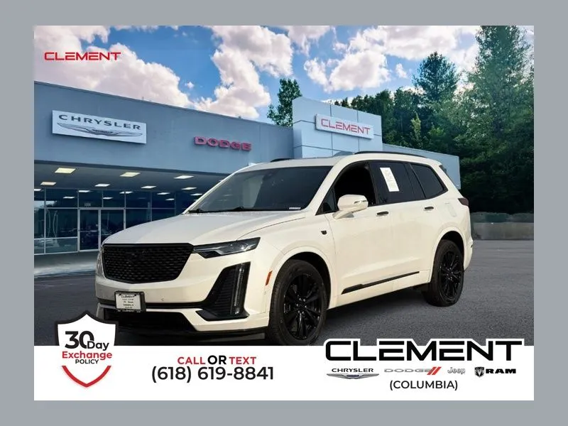 White 2023 Cadillac XT6 Premium Luxury for sale in Columbia, IL