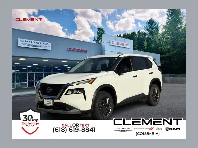 White 2023 Nissan Rogue S for sale in Columbia, IL