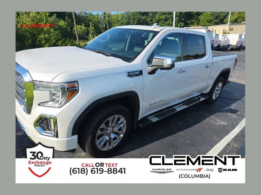 White 2021 GMC Sierra 1500 Denali for sale in Columbia, IL