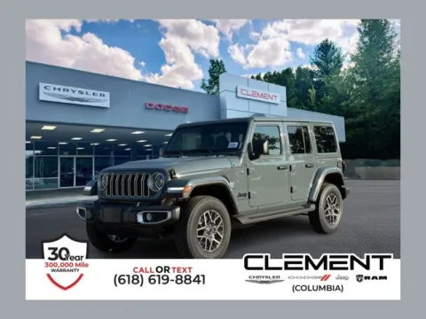 Blue 2026 Jeep Wrangler Sahara for sale in Columbia, IL