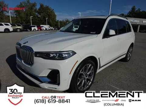 White 2021 BMW X7 xDrive40i for sale in Columbia, IL