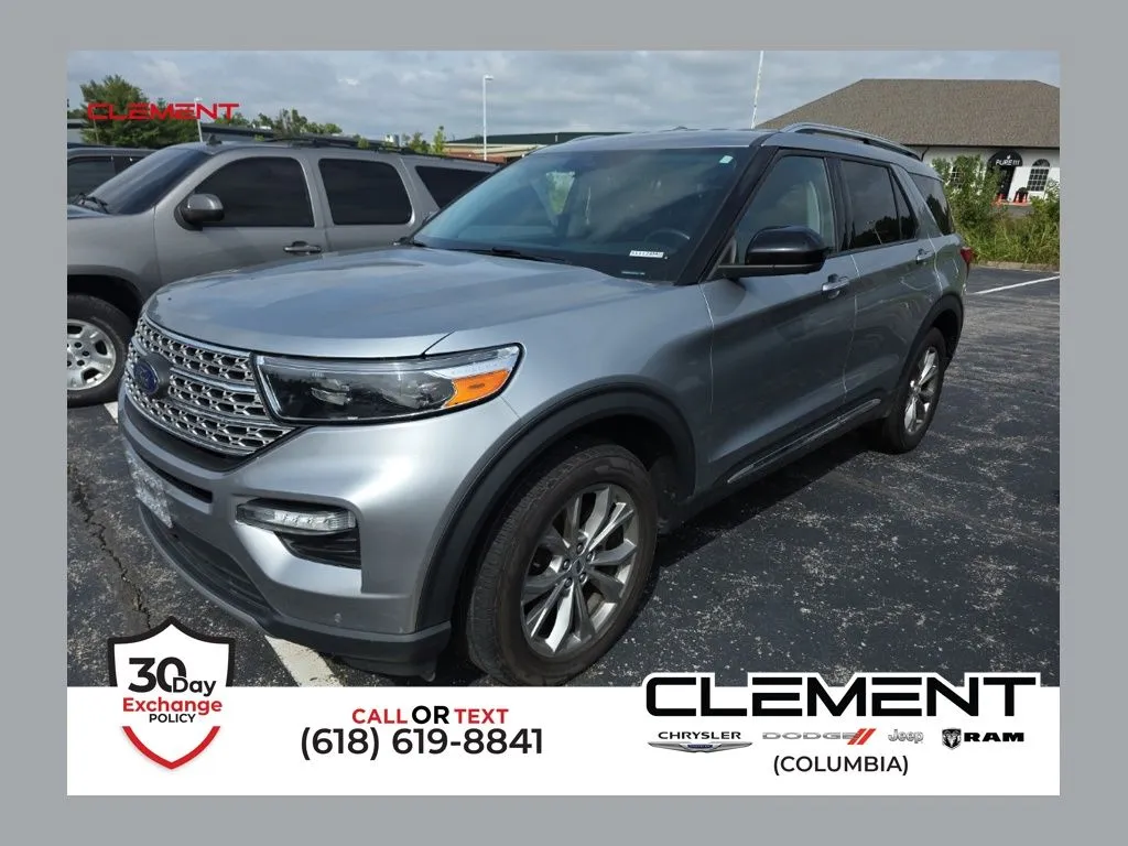 Silver 2023 Ford Explorer Limited for sale in Columbia, IL