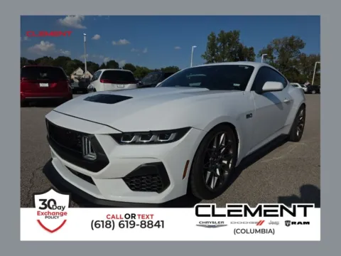 White 2024 Ford Mustang GT Premium for sale in Columbia, IL
