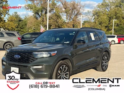 Green 2022 Ford Explorer ST-Line for sale in Columbia, IL