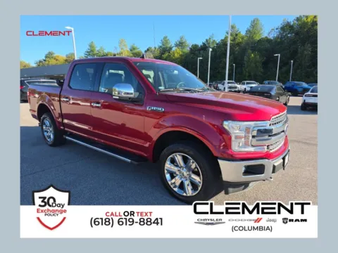 Red 2019 Ford F-150 Lariat for sale in Columbia, IL