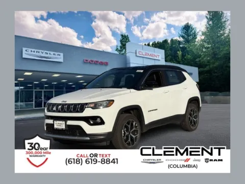 White 2027 Jeep Compass Limited for sale in Columbia, IL