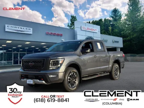Gray 2021 Nissan Titan PRO-4X for sale in Columbia, IL