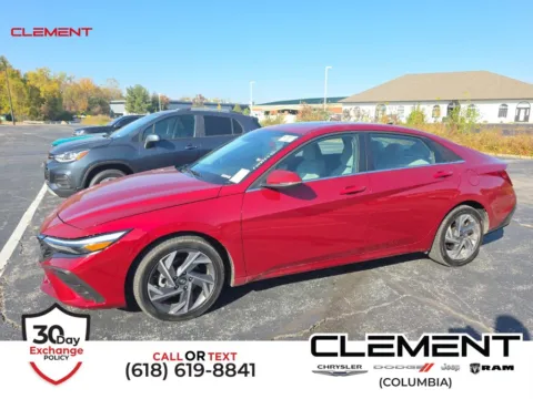 Red 2025 Hyundai Elantra Limited for sale in Columbia, IL