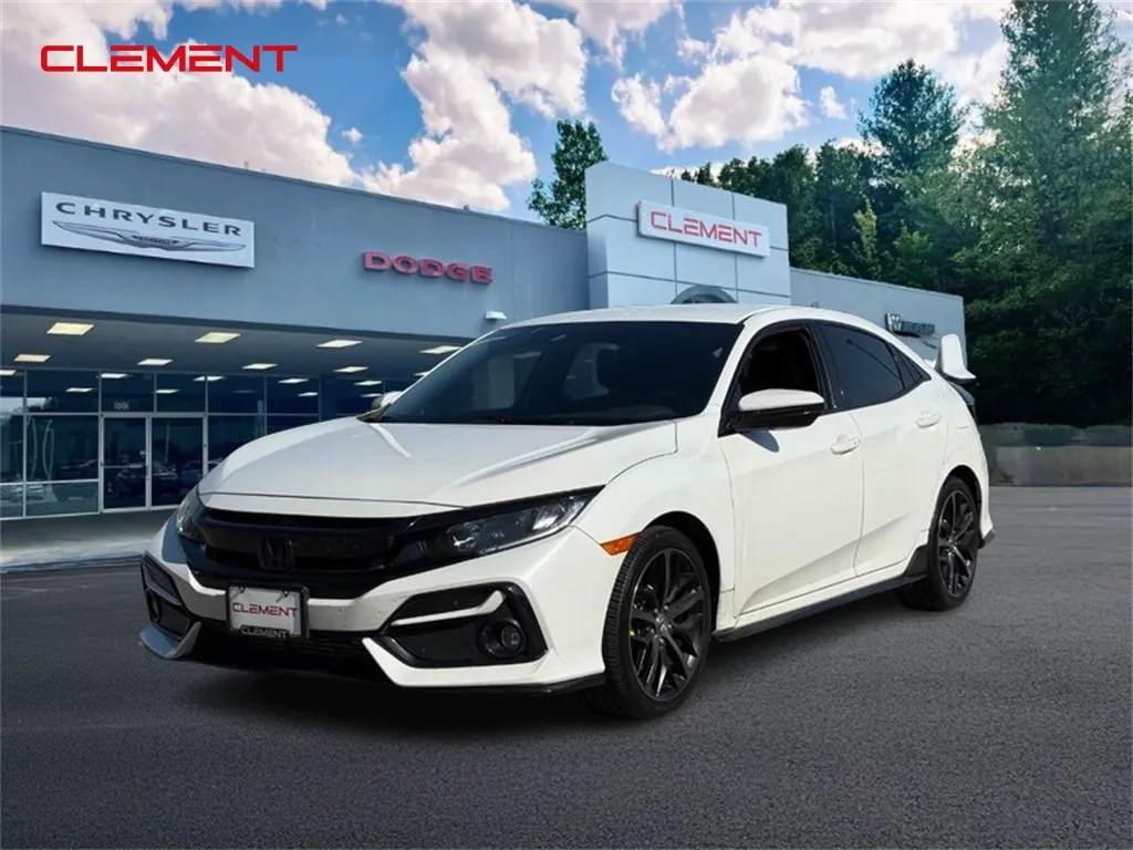 White 2021 Honda Civic Sport for sale in Columbia, IL