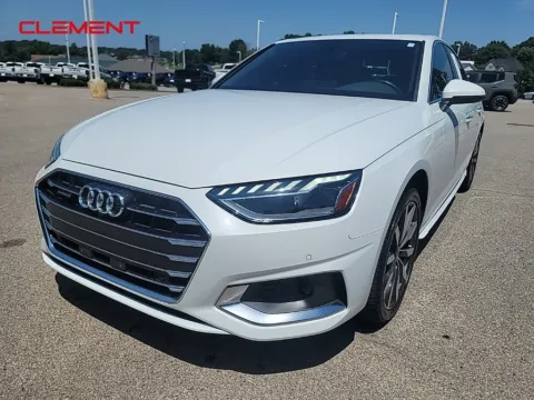 White 2021 Audi A4 40 Premium Plus for sale in Columbia, IL