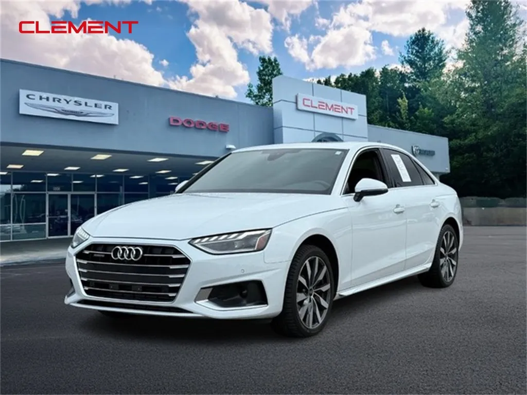 White 2021 Audi A4 40 Premium Plus for sale in Columbia, IL