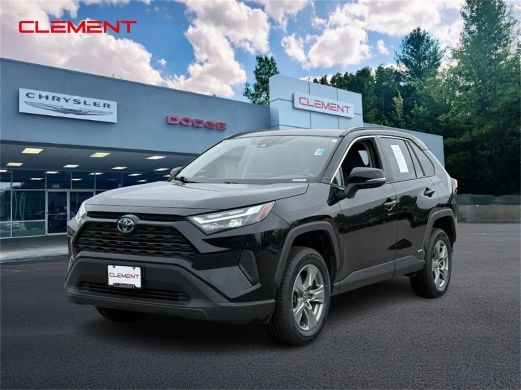 Black 2022 Toyota RAV4 Hybrid XLE for sale in Columbia, IL