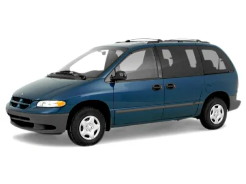 Red 2000 Dodge Caravan for sale in Columbia, IL