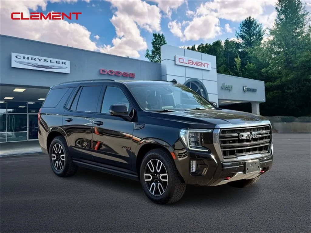 Black 2021 GMC Yukon AT4 for sale in Columbia, IL