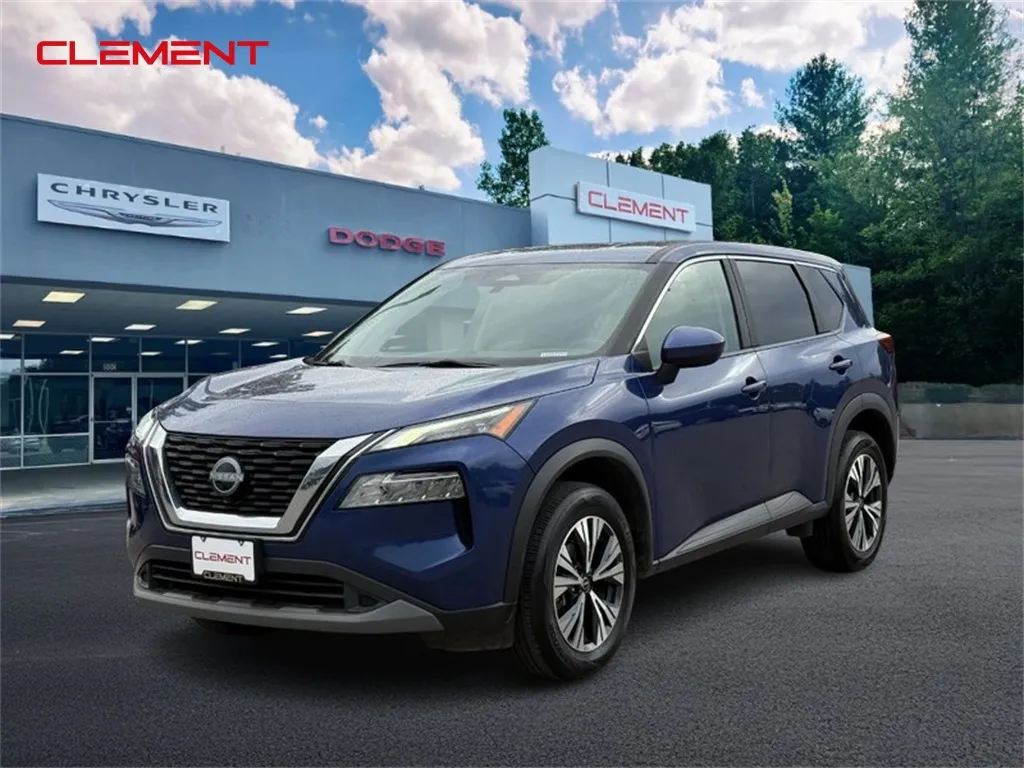 Blue 2023 Nissan Rogue SV for sale in Columbia, IL