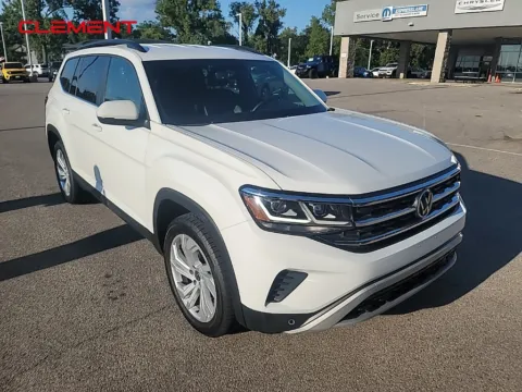 White 2022 Volkswagen Atlas 3.6L V6 SE w/Technology for sale in Columbia, IL